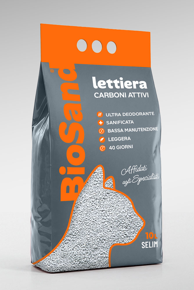 Activated charcoal absorbent cat litter