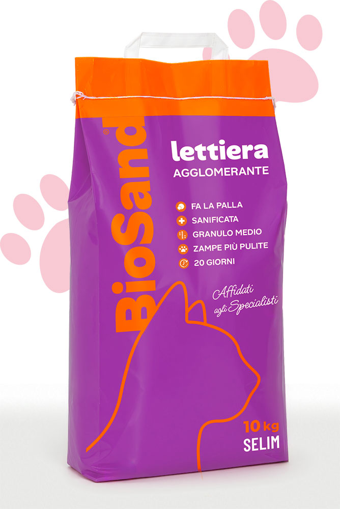 sacco-viola-biosand-lettiera-agglomerante Clumping cat litter