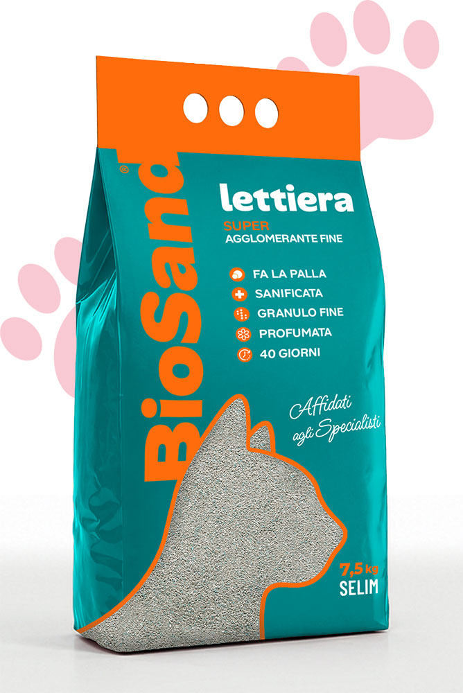 sacco-verde-biosand-lettiera-super-agglomerante-fine Lettiera super agglomerante fine